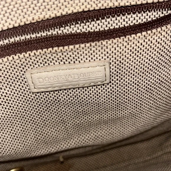 Dooney and Bourke vintage hobo purse in the color cream. - Picture 6 of 14